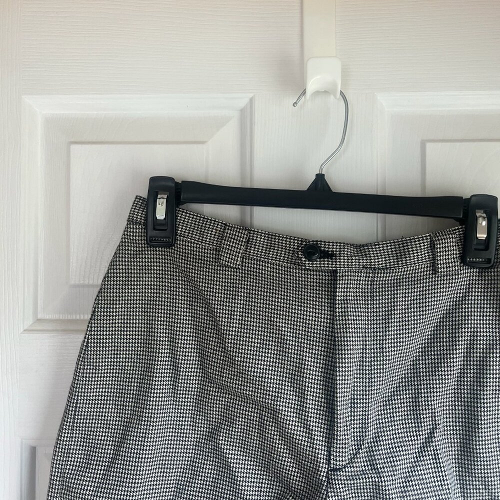 GAP Houndstooth Shorts Black and White Sz 8
